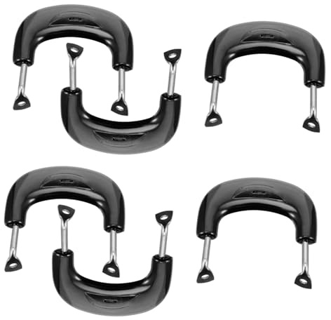 VERDANVERSE 6 Piezas de Asas para Ollas de Acero Inoxidable y Bakelita, Accesorios para Cocina Diseño Aislante Que Protege la Mano del Calor