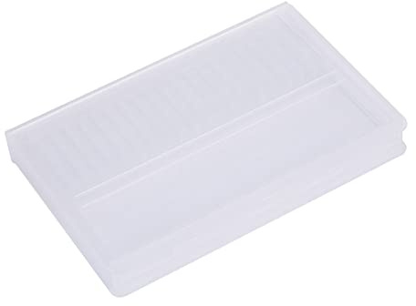 Caja de almacenamiento para brocas para herramientas de manicura, vitrina para cabezales de molienda y accesorios, fácil acceso y solución de almacenamiento ordenada