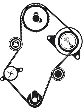 SKF VKMC 03244 Kit de distribution avec pompe à eau