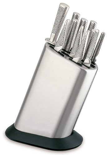 Global - Bloc à couteaux avec 11 couteaux Global G8311/K Argent