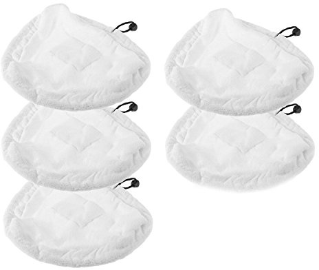 Microfibre Washable Cloth Pads to fit Vax Steam Mops (Pack of 5)