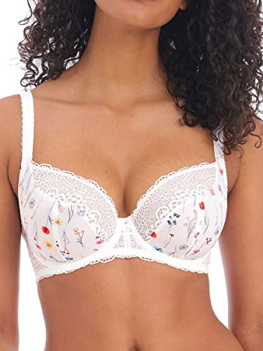Freya Women's Idol Underwire Moulded Balcony Bra, White (White), 38F