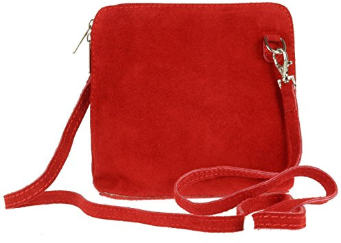 Girly Handbags Femmes Croix Suede Véritable Body Sac ˆ bandoulire