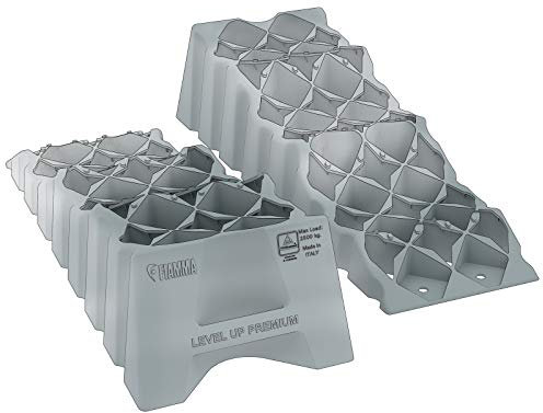 Fiamma Level Up Premium Stufenkeile 2er Set inkl. Tragetasche & Wasserwaage XXL