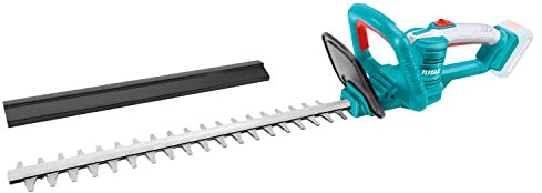 TOTAL - Tagliasiepi Elettrico | A Batteria P20S da 20 V | Macchina da potatura portatile speciale per giardino | Lame da 450 mm | Massima capacità di taglio di 19 mm