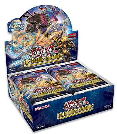 YU-GI-OH! Juego DE Cartas COLECCIONABLES - Sobres de Cartas Los Grandes Creadores (Idioma ESPAÑOL)