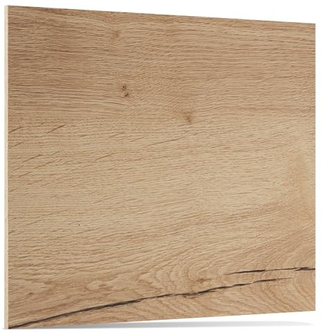Prima Renovierungs-Systeme Pannello frontale per lavastoviglie [60 cm & 45 cm] In 10 colori - Per lavastoviglie completamente integrate e semi integrate (Halifax Rovere, 715 x 594 mm)