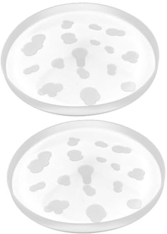 Warmhm 2pcs Foldable Popcorn Bucket Lid Plastic Microwave Popcorn Bowl Cover for Snack Buckets Home Theater Movie Night