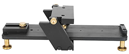 Baxnore Fixed Angle Sharpener, Aluminum Alloy Grinding Fixture with 53 mm Clamping Range, Adjustable for Chisels Drill Bits, Linear Guide Rail System