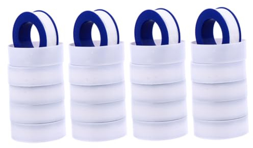 VALICLUD 20 Rollen Ptfe Dichtungsband Für Klempnerbedarf Korrosionsbeständig Sanitär Klebeband Flexibel Und Zuverlässiges Gewindedichtband