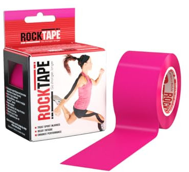 RockTape Hot Pink Kinesiology Tape (5cm x 5m) - AW25