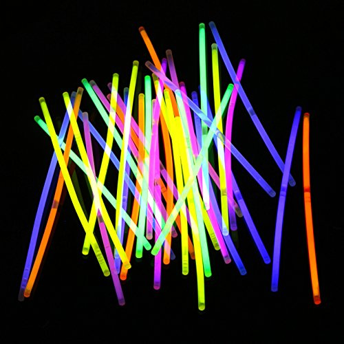 Jago BRACCIALI Luminosi Braccialetti Luminosi Starlight Discoteca Braccialetti Fluorescenti Set da 1000