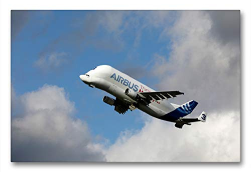 Premium Textil-Leinwand 90 x 60 cm Quer-Format Flugzeuge Starts und Landeanflüge | Wandbild, HD-Bild auf Keilrahmen, Fertigbild auf hochwertigem Vlies, Leinwanddruck von Frank Gayde