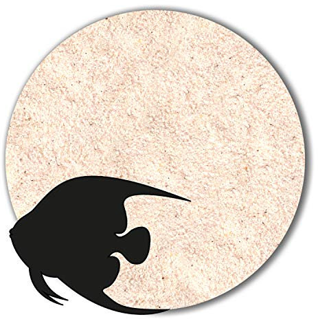 Anbobo Müller GmbH Aquariumsand weiß 10kg Aquariumkies Natur feuergetrocknet und gerundet 25 Körnungen (0,1-0,7 mm)