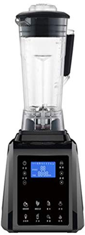 QREZ Blender Smoothie Maker, Jug Blender Smart Blender Juicer Professional Commercial for Vegetables And Fruit Smoothie Maker Blender Food Processor 45000RPM 2200W,Black
