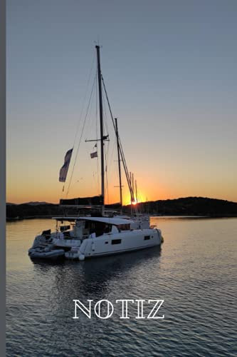 Notiz: Notizbuch Segeln Segelboot Segelschiff a5 liniert 120 Seiten