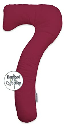 Theraline my7 - Das Schlaf- & Stillkissen Mikroperlen und Thera-Rhomb Brombeere Bamboo