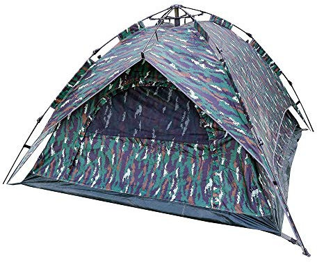 WANWEN Zelt Double-Layer Double-Door Dual-Use-Camouflage-Zelt Tabby-Zelt Automatisches Schnellöffnungs-Campingzelt Campingzelt Little Surprise