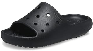 Crocs Classic Slide v2 Strandsandal unisex - vuxen, Black, 46/47 EU