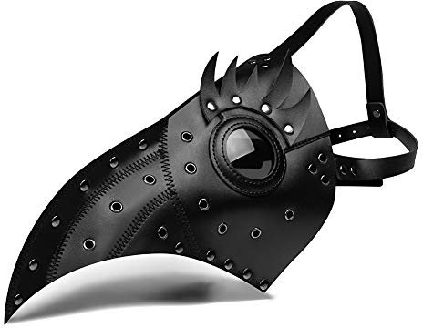 Ulalaza Pest Arzt Latex Maske Lange Nase Vogel Schnabel Steampunk Halloween Cosplay Party Requisiten Kostüm