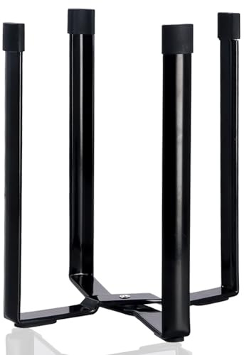 Nivofu,Cup Bottle Drying Rack,Metal Multifunctional Kitchen Stand Holder for Glass Mug Bottle,Garbage Bag,Collapsible Desktop Cups Organizer,Countertop Iron Garbage Bag Holder,Black