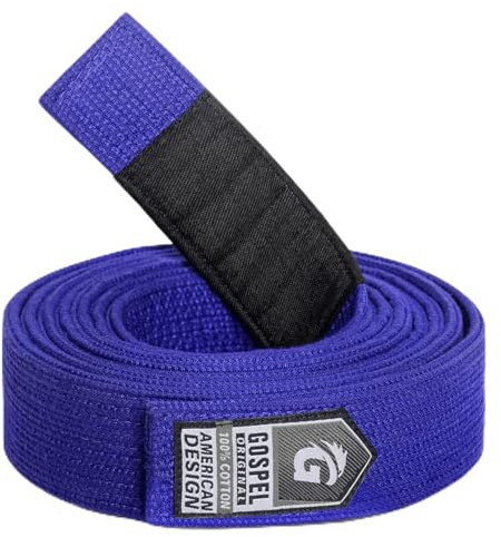 GOSPEL Pearl Weave Series BJJ Belt for Men & Women | Brazilian Jiu Jitsu Belt with Pearl Colors (Pearl Blue, A2)