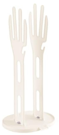 Folpus de Cuisine Porte-Gants de la Mitten sèche-Linge en Gant, Outil de Cuisine, Accessoires d'évier, Support de Support de Support de Support, Blanc