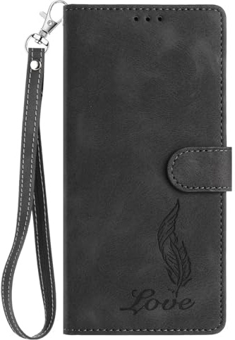 Funda para Motorola Moto Edge 40 NEO, piel de alta calidad, con cierre magnético, tarjetero, soporte para Motorola Moto Edge 40 NEO, color negro