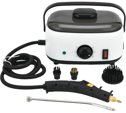 Genérico Limpiador A Vapor De Mano De Alta Presión, Motor De Vapor De Alta Potencia De 2500 W, Tanque De Agua De Gran Capacidad De 1500 Ml, Limpieza Multifuncional De Automóviles Domésticos