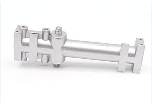 Cierrapuertas hidráulico automático de 80 kg, mecanismo de cierre suave oculto, herrajes silenciosos para un posicionamiento suave, acabado plateado, ideal para uso residencial y comercial