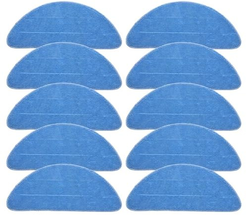 XYWOPO Paquet de 4/10 chiffons en microfibre, for Nedis, for aspirateur Robot WIFIVCB02, chiffon nettoyage lavable, tampon sec et humide, des sols Tampon pour robot serpillière(10 PACK)
