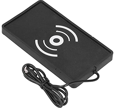 SUNGOOYUE Chargeur sans Fil Antidérapant, Maintien sécurisé, Chargeur sans Fil de Voiture 10 W, Portable Universel, Charge sans Rapide 10 W, Facile à Brancher et à Jouer, Design Stable et Résistant