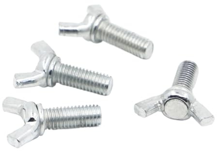 1-10 Stück M3 M4 M5 M6 M8 M10 M12 verzinkte Flügelschrauben aus Kohlenstoffstahl(50mm,M12 1pc)