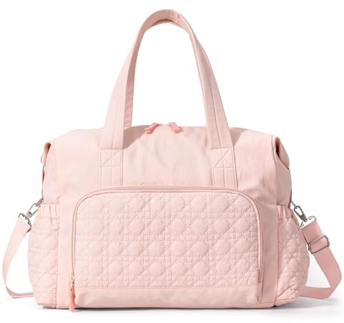 Suweir Borsa da viaggio da donna, 39 x 32 x 20 cm, borsa da viaggio da 40 l, impermeabile, con scomparto bagnato, borsa da nuoto, borsa da clinica, per la nascita, per aereo, viaggi, sport, Borsone da