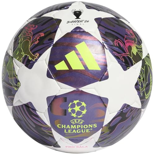 adidas UEFA Champions League Final Sala FIFA Quality Pro Ball JX9102 - Balón de fútbol Unisex, Multicolor, Talla 4