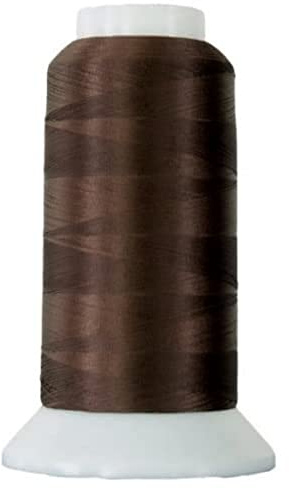 Superior Threads Bottom Line 2-Ply 60-Weight Polyester Embroidery Quilting Sewing Thread - 3,000 Yard Cone (#648 Dark Brown)
