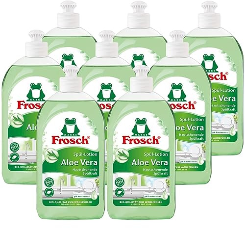 8x Frosch Aloe Vera Handspül-Lotion 500 ml