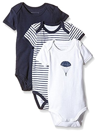 NAME IT Baby-Jungen Nitbody Ss Nb B Noos Body (3er Pack)
