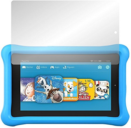 Slabo 2 x Displayschutzfolie für Amazon Fire Kids Edition 7 Zoll (5. Gen.) 2015 Displayschutz Schutzfolie Folie Crystal Clear unsichtbar