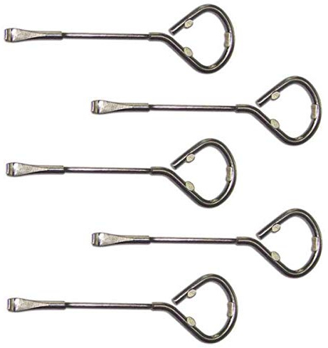 5 Pack Paint Can Opener, Bottle Opener, Metal Paint Can Opening Tool, 5 Pack Steel Paint Can Tool