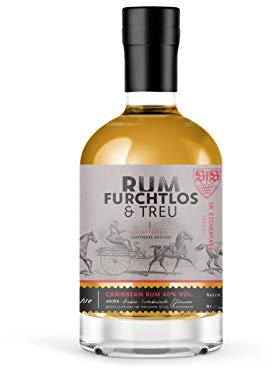 VfB Stuttgart Caribbean Rum | Furchtlos und Treu | 500ml Einzelflasche | 40% Vol. | limitierte Auflage | 10Jahre gelagert | Geschenkidee für echte VfB Stuttgart Fans