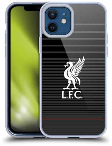 Head Case Designs Offizielle Liverpool Football Club Kit Weiss Und Schwarz Liver Bird Gelhülle [Militärischer Schutzgrad] Kompatibel Mit Apple iPhone 12 / iPhone 12 Pro Und Kompatibel Mit MagSafe