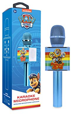 OTL Technologies PAW891 Wireless Karaoke Microphone - Paw Patrol Blue