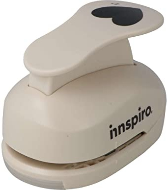 INNSPIRO Perforatrice de figures Eva Foam Punch coeur 50mm, perforatrice pour scrapbooking, DIY, manualités, création de cartes.
