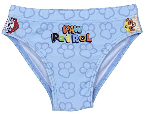 Maillot de Bain Slip Pat'Patrouille Enfant - Bleu - Taille 36 mois - Tissu à Séchage Rapide - Motif Chase, Rubble et Marshall - Produit Original Conçu en Espagne