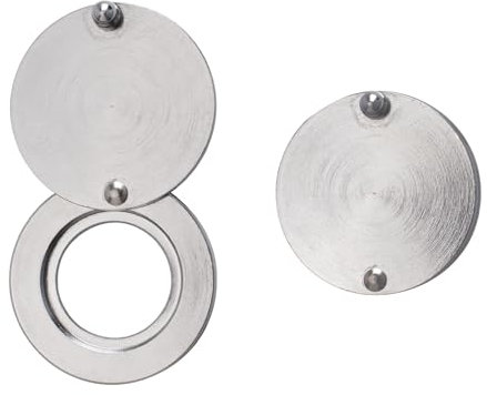 UFURMATE Türspion-Abdeckung, 2 Stück, helles Chrom-Messing, Sicherheitstür-Katzenaugenabdeckungen, Türspion, Privatsphäre, drehbare Abdeckungen, Türspion, Türspion, Türspion, Türspion, Türspion,