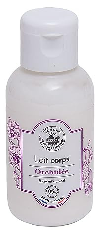 La Maison du Savon de Marseille - French Body Lotion with Orchid Fragrance - Moisturising for Dry Skin Enriched with Shea Butter - 50ml Travel Size