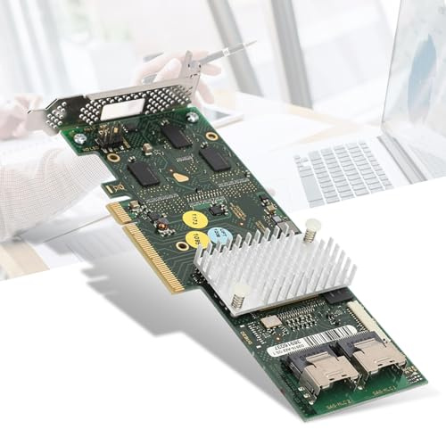 Scheda Controller SAS, Disco di Controllo Principale Raid a 8 Porte 6 Gbps 512 M Raid Controller Raid, D2616 SAS2108 SATA/SAS Raid 6 GB 512 M Cache Disk Array Card