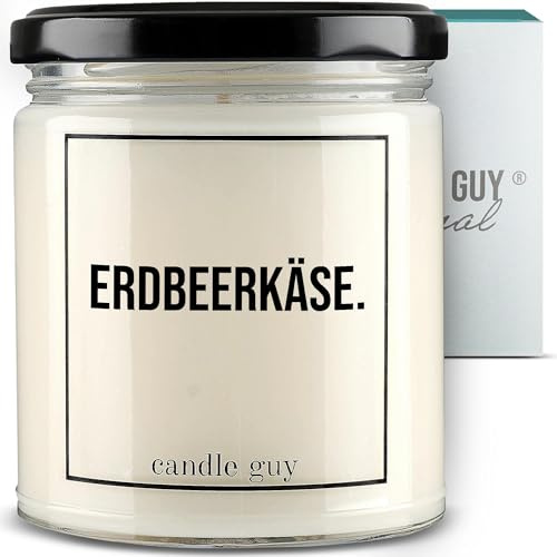 candle guy Duftkerze im Glas [Brennzeit 70h] - Duft-Kerze handgemacht mit Spruch | Freches Geschenk für Frauen, Freundin, Geburtstag | 100% Sojawachs, schöne natürliche Düfte mit ätherischem Öl