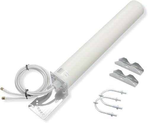 External 5G 4G LTE 3G GSM Antenna | IP67 Waterproof | Powerfull 18DBI gain Omni-directional | Outdoor Antenna | 1 * 1 5m SMA male cable